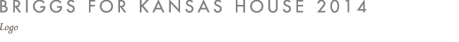 Briggs for Kansas House Logo Title